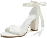 YWXYMGE Block Heel Wedding Shoes fo