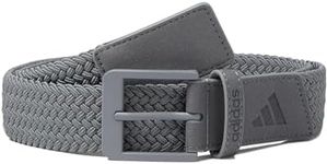 adidas Braided Stretch Belt, Grey T
