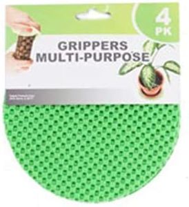 Regent Round Multi-Purpose Jar Gripper Pad Bottle Lid Opener, 4 Piece Set, Colors May Vary