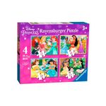 Ravensburger Disney Princess - 4 in Box (12, 16, 20, 24 Piece) Jigsaw Puzzles for Kids Age 3 Years Up