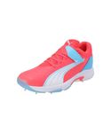 Puma Unisex-Adult Bowling 24.1 Fire Orchid-White-Luminous Blue Cricket Shoe - 7 UK (10769702)