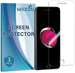 MEZON [3 Pack] Ultra Clear Screen Protector Film for Apple iPhone SE 2022/2020 / 8/7 / 6S / 6 – Case Friendly, Shock Absorption (iPhone SE 2020, Clear)