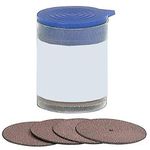 DIY Crafts 72 Pcs Pcs, 1 Pc Manrel, Cut-Off Wheels .025" Thick, Cutting Wheel Cut Off Discs Coated Rotary Tool(72 Pcs Pcs, 1 Pc Manrel)