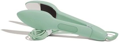 Nori Press Travel Steam Iron | Handheld Iron With Steam | No Ironing Board Required | Easy to Use w/ 6 Fabric Settings | Optional Steam Feature | Removes Wrinkles | Women Gift Ideas | Green