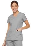 Dickies Women's Medical Scrubs Shirt, Grey, L UK