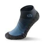 Skinners 2.0 Minimalist Barefoot Sock Shoes for Men & Women | Ultra Portable Lightweight & Breathable Footwear, Marine, Large Women/Large Men