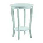 Convenience Concepts 7106259SF American Heritage Accent End Table, Sea Foam