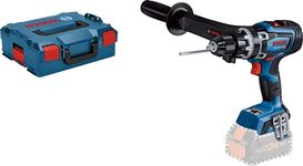 Bosch GSB 18V-150 C Heavy Duty BITURBO Cordless Impact Drill, Brushless Motor, 150 Nm, 13 mm, Metal Gearbox,Kickback Control, 2,200 rpm, 2.2 Kg + L-Boxx (18V Battery and Charger sold seperately)