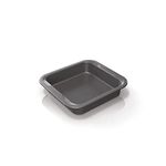 Ninja Foodi ZEROSTICK Square Cake Tin, 8-inch/22cm Cake Tin, Non-Stick, Long Lasting Heavy Duty Cake Tin, Made from Aluminised Steel, Grey, B30408EUUK