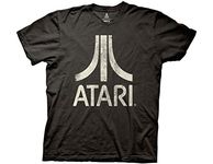 RIPPLEJUNCTION Ripple Junction Atari Classic Logo Adult T-Shirt Large Black