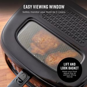 Swan 2.5L Deep Fat Fryer – Black Electric Kitchen Appliance
