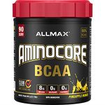 ALLMAX Nutrition - Aminocore BCAA - 8g BCAAs - 100% Pure Branch Chained Amino Acids - Gluten Free - Pineapple Mango - 945 Gram