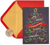 Papyrus Christmas Cards Boxed with Envelopes, to You and Yours, Holiday Tree (14-Count)