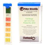 10140 Indicator Papers-Full Range (pH 1.0 to 14.0) Fisher Scientific - 10 BKS (200 Strips)