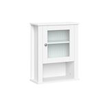 RiverRidge Prescott Single Door Wall Cabinet, White
