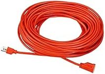 Amazon Basics 16/3 Vinyl Outdoor Extension Cord | Orange, 100-Foot