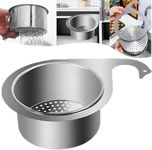 Stainless Steel Swan Sink Strainer Basket, Faucet Hanging Filter Basket, Kitchen Sink Drain Basket Swan Drain Rack, Multi-Functional Drain Basket,Kitchen Sink Organizer (1 Pack, S:22cm/8.7inch)