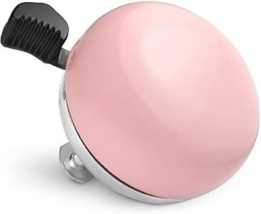 MARQUE Beach Cruiser Bike Bell – Classic Bicycle Bell Design for Adults and Kids with Traditional Ring Sound (Pink)