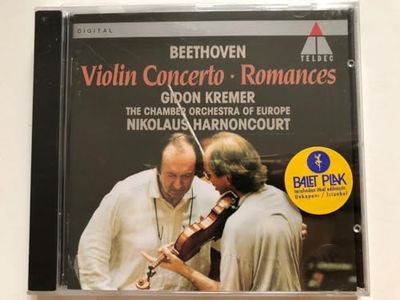 Ludwig van Beethoven: Violin Concerto in D major, Op. 61 / Romance in G major, Op. 40 / Romance in F major, Op. 50 - Gidon Kremer / Chamber Orchestra of Europe / Nikolaus Harnoncourt