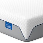 Doubleslee Memory Foam Mattress Double, 8 Inch 4FT6 Double Bed mattress, Medium Firm Feel, 9 Zone Pressure & Back Pain Relief, Motion Isolation (135x190x20cm)
