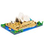 LULUFUN Building Blocks Set, Sydney Opera House Model, World-Famous Architectural Model, Educational Toy Building Kit, Gift for Kid and Adults 2552 pcs