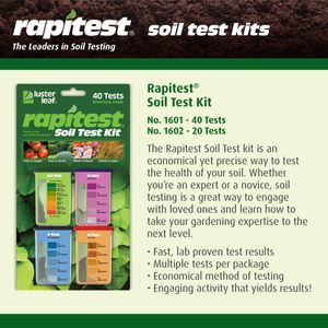 Luster Leaf Soil Test Kit – 20 Tests for pH, Nitrogen, Phosphorus, Potash
