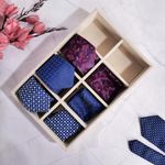 La Trove Luxury Tie Pocket Square Trays Drawer Organiser Display Tray For Ties Pocket Squares and other Accessories (8 Slot)