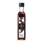 1883 Maison Routin Premium Chocolate Syrup for Coffee, Lattes, Hot Chocolate, Desserts Glass 250ml