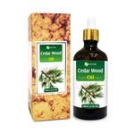 Salvia Cedar Wood Oil With Dropper 100% Natural Pure Undiluted Uncut Essential Oil 100Ml