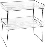 Masirs Clear Stackable Shelf, Easil