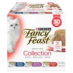 Fancy Feast Wet Cat Food, Collection Variety Pack 3 Flavours - 85 g Can (30 Pack)