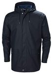 Helly Hansen Mens Moss Rain Coat, L, Navy