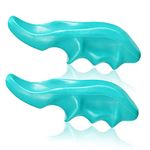 Nuanchu 2 Pieces thumb saver massage tool Deep Tissue thumb Massage Tool Include 2 Thumb Protector Tool Point Massager for Gentle Point Massage(Green)