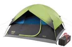 Coleman Camping Tent | 6 Person Sundome Dark Room Dome Tent