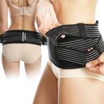 HANNEA® Sciatica Pain Relief Belt for Women and Men, Hip Belt for Back Pain - Support and Alleviate Si Joint, Pelvic Support Strap, Sacral, Sacrum, Sciatica Pain and Discomfort