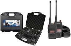 CRYSTAL 5W 80 Channel Twin TRADIE UHF Handheld Radio 2 Way Radio CB 2 RADIOS