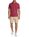 Nautica mens Short Sleeve Solid Str