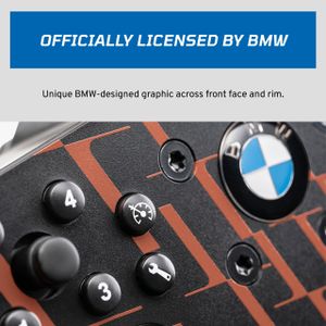 FANATEC CSL BMW Sim Racing Steering Wheel – LED Display, Metal Paddles, PC/PS5/PS4