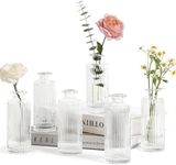 ComSaf Small Vases for Flowers Mini