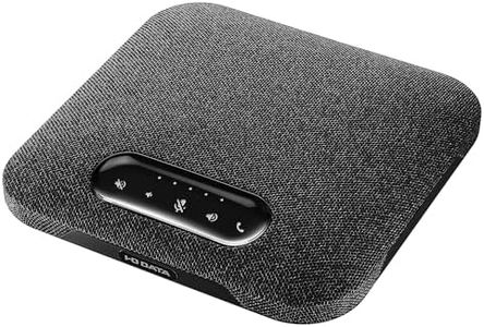 iO Data IODATA USB Speakerphone Microphone Speaker for Large Group Web Conferencing Support Zoom/Teams/Skype/Google Meet(Noise Reduction/Echo Canceller/Auto Gain Control) TC-SPL2