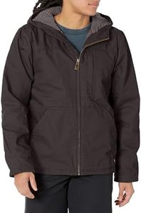 Dickies Hombre, Chaqueta en tejido duck con capucha y forro sherpa, NEGRO ACLARADO, XL
