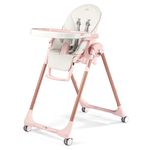 Peg Perego Prima Pappa Zero 3 - High Chair - for Children Newborn to 3 Years of Age - Made in Italy - Mon Amour (Beige & Pink)