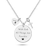 Bible Quotes Necklace Baptism Gifts