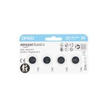 Amazon Basics CR1632 Lithium Coin Battery, 4 Count (Pack of 1)