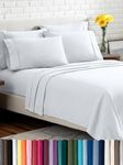 Bare Home Hotel Luxury Full Sheet Set, Extra Soft - 6 Piece Set - Deep Pockets - Easy Fit - Cooling & Breathable - Wrinkle, Fade, Stain Resistant - Includes 4 Pillowcases (Full, White)