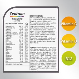 Centrum Advance Multivitamin Tablets, 180 Count