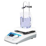 Vision Scientific Digital Hotplate Magnetic Stirrer W Temperature Probe & Support Stand |50°C-360°C Temperature Range, 6" x 6" Ceramic Coated Plate | LCD Display | 2 Magnetic Stir Bars | W Manual