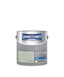 Johnstone's - Wall & Ceiling Paint - Natural Sage - Matt Finish - Emulsion Paint - Fantastic Coverage - Easy to Apply - Dry in 1-2 Hours - 12m2 Coverage per Litre - 2.5L