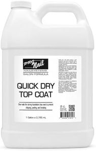 PRONAIL - Quick Dry Nail Polish Top Coat 128 Oz - Professional Strength, Long Lasting, Manicure and Pedicure - Fast Dry, High Gloss Shine and Chip Resistant - Bulk Refill Gallon