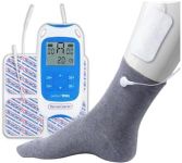 TensCare Perfect TENS - Clinically Proven TENS Device for Pain Relief of The Back, Hip, Leg, Arm Aswell as Arthritis and Sciatica | Includes Sock for Arthritis in The Foot - Large Size